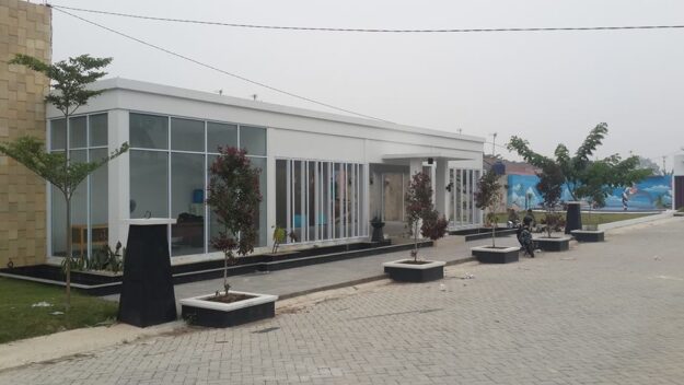 progres @kantor marketing villa bunga arengka1