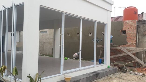 progres @kantor marketing villa bunga arengka4
