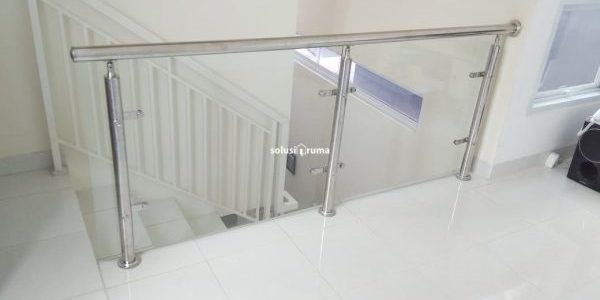 2 railing kaca