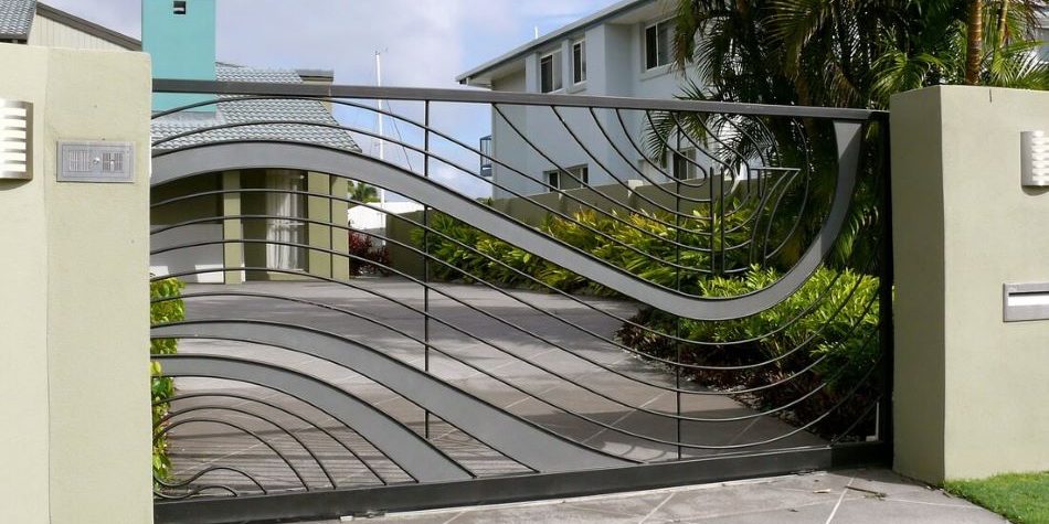 pagar besi gelombang