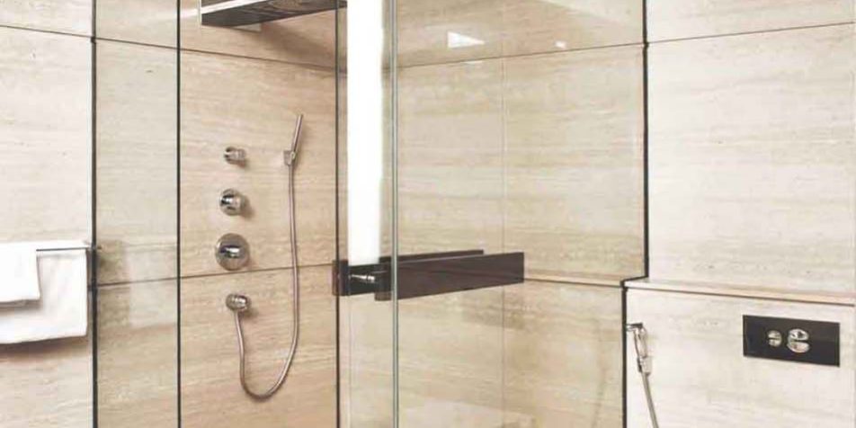 shower box kaca