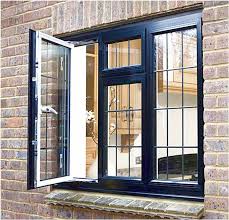 jendela aluminium hitam