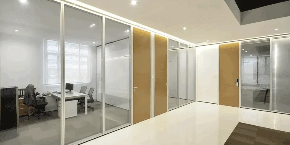 Partisi kaca aluminium PartisiKacaKantor